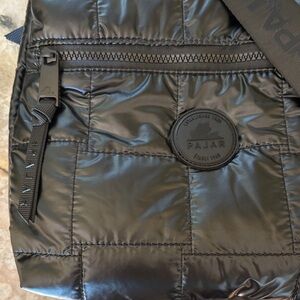 MWT Pajar Black Quilted Women’s Messenger Bag